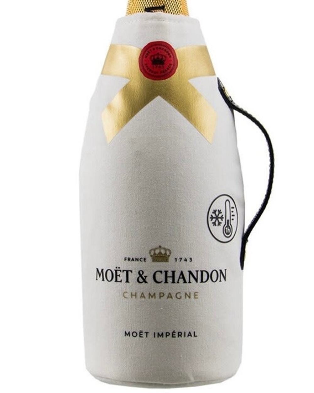 Moët & Chandon White Isotherm Suit Insulated 750ml Champagne Cooler Jacket